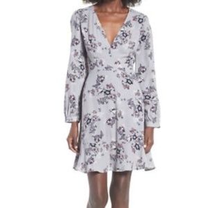 ASTR Purple floral Mini Dress